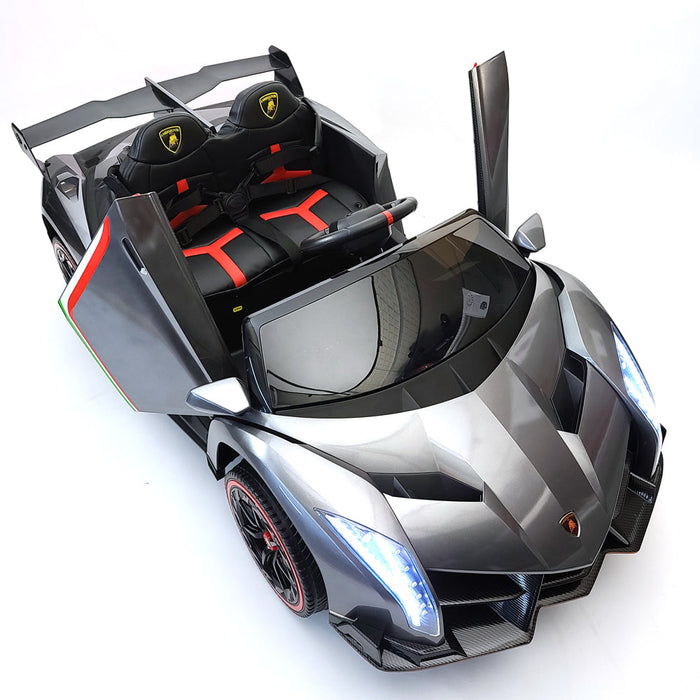 Kids Lamborghini VENENO 2 Seats EVA Wheels Remote Control Ride On Car