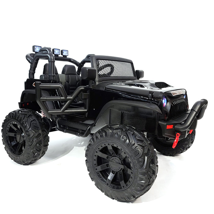24 Volt UTV Ride On Car 1 Leather Seat 2 Motors Remote Control for kids 2 to 5 years old