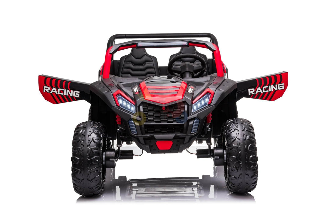 Powered 4x4 24V Kids Ride On Buggy Car 2 Seats Remote Control Red Color