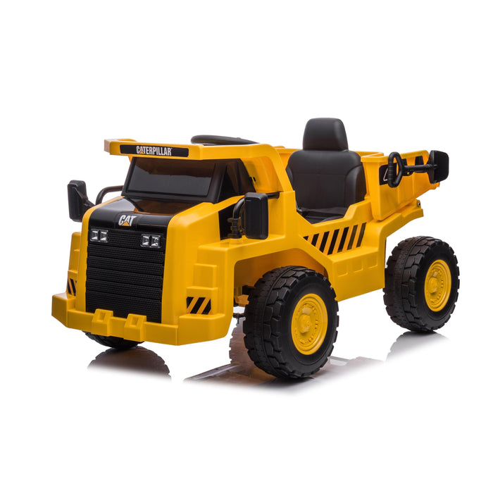 12V CAT Electric Dump Truck 1 Seater Ride-On car for kids