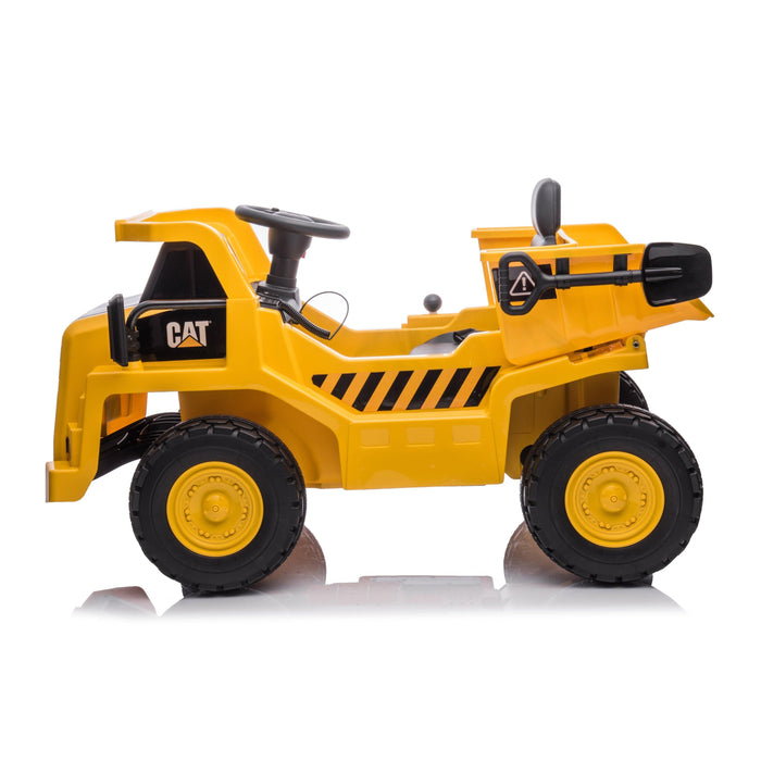 12V CAT Electric Dump Truck 1 Seater Ride-On car for kids