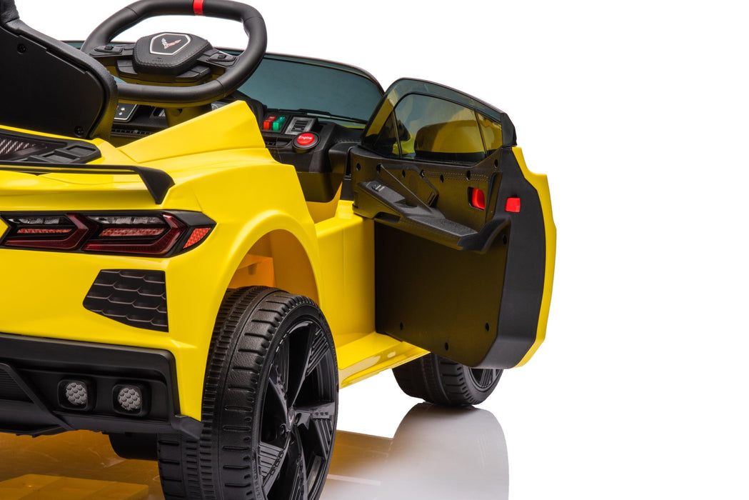 12V Chevrolet Corvette C8 Stingray 1-Seater Kids Ride-on Car