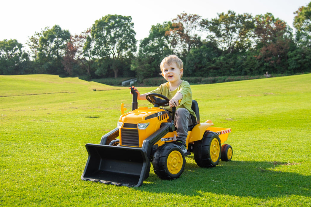 12V Kids Excavator 1 Seater Ride-On Car