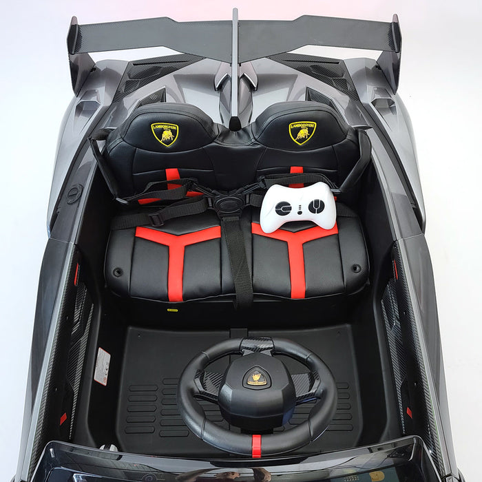 Kids Lamborghini VENENO 2 Seats EVA Wheels Remote Control Ride On Car