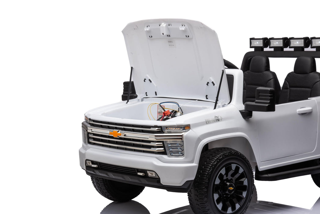 24V 4x4 Chevrolet Silverado 2 Seater Ride on Truck for kids