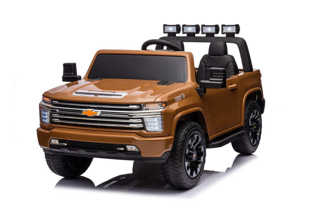 24V 4x4 Chevrolet Silverado 2 Seater Ride on Truck for kids