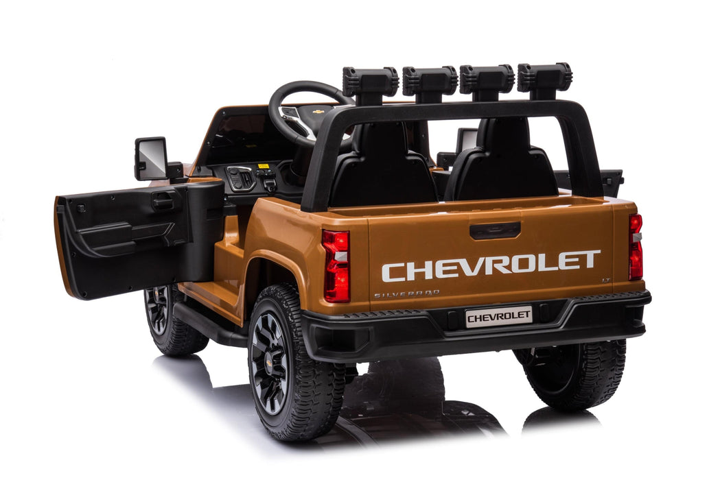 24V 4x4 Chevrolet Silverado 2 Seater Ride on Truck for kids