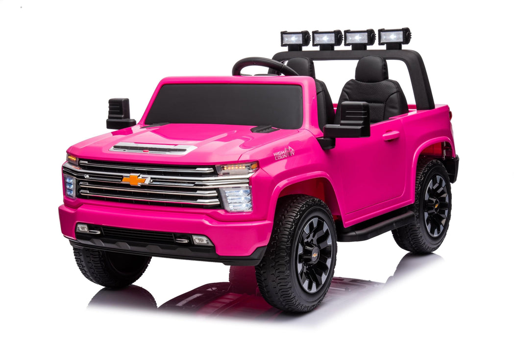 24V 4x4 Chevrolet Silverado 2 Seater Ride on Truck for kids