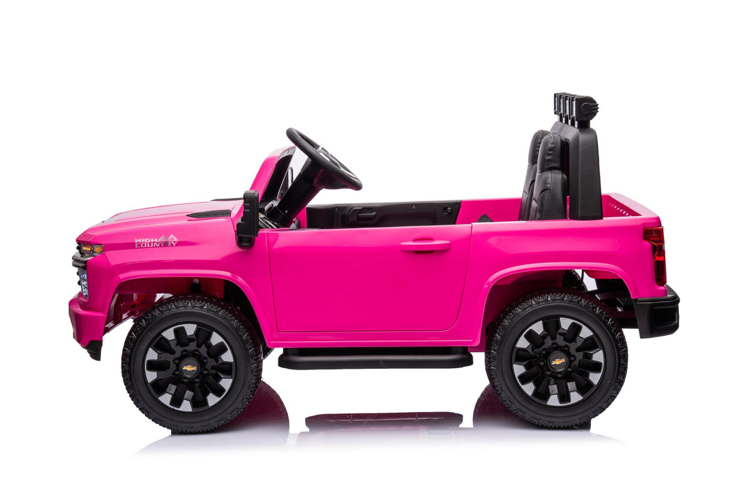 24V 4x4 Chevrolet Silverado 2 Seater Ride on Truck for kids