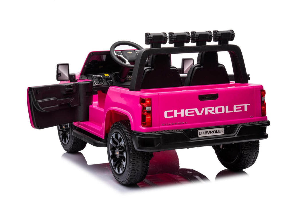 24V 4x4 Chevrolet Silverado 2 Seater Ride on Truck for kids