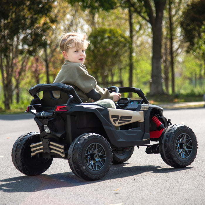 24Volt  4x4  Can Am Maverick 1-Seater UTV - Kids Electric Ride-On Car Remote Control