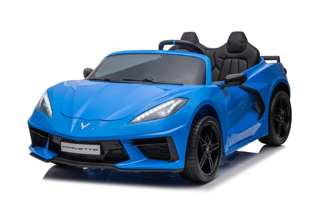 24V Chevrolet Corvette C8 2 Seater Ride on Car Remote Control