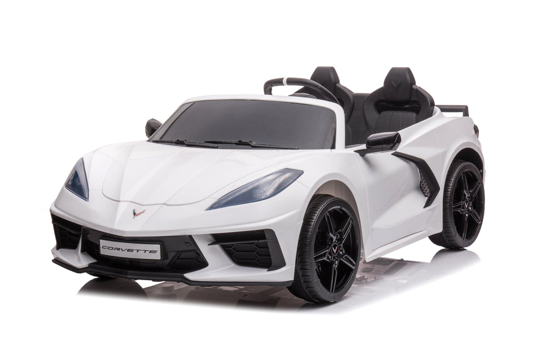 24V Chevrolet Corvette C8 2 Seater Ride on Car Remote Control