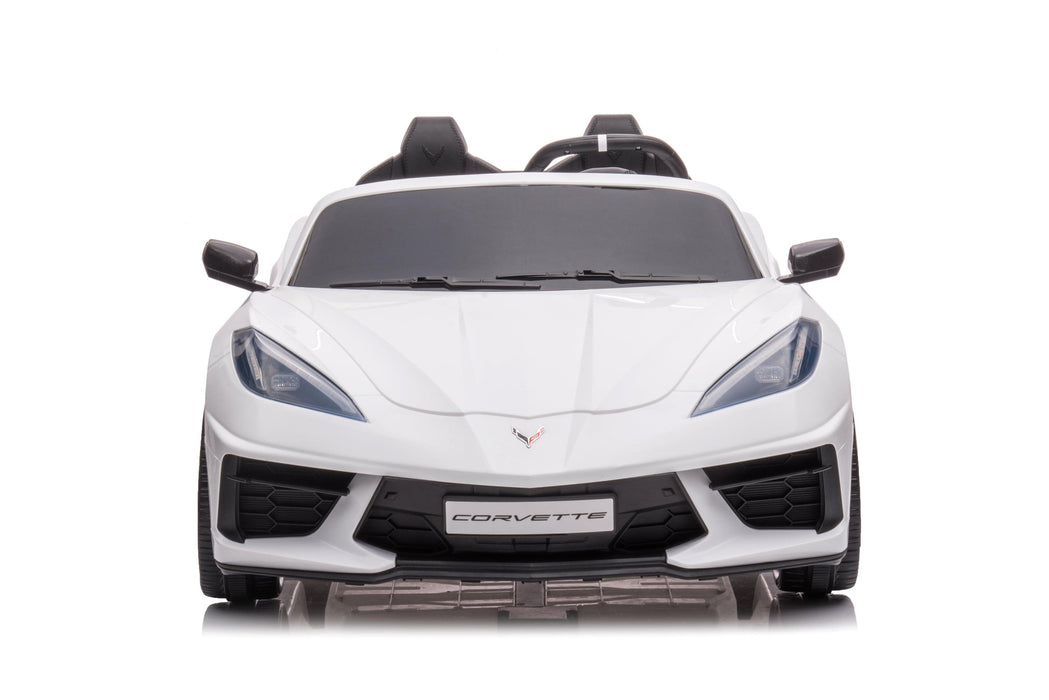 24V Chevrolet Corvette C8 2 Seater Ride on Car Remote Control