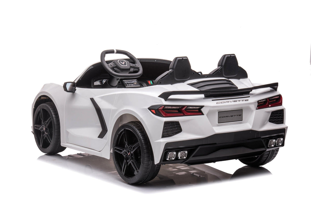 24V Chevrolet Corvette C8 2 Seater Ride on Car Remote Control