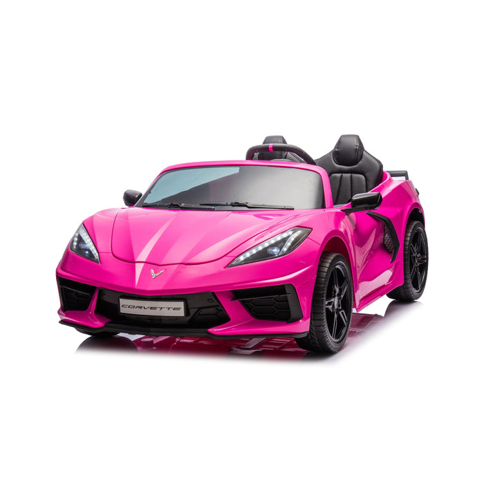 24V Chevrolet Corvette C8 2 Seater Ride on Car Remote Control