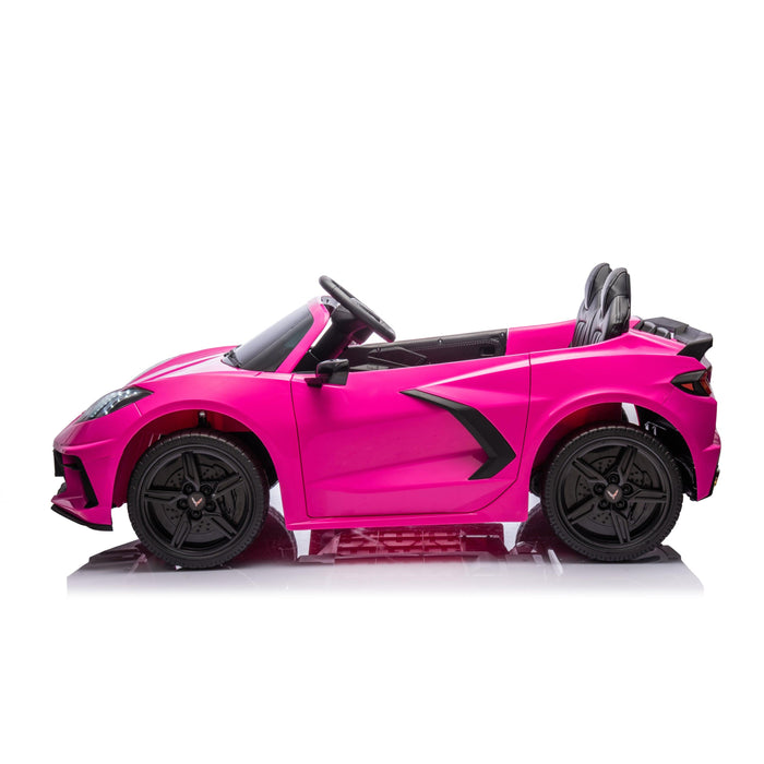 24V Chevrolet Corvette C8 2 Seater Ride on Car Remote Control