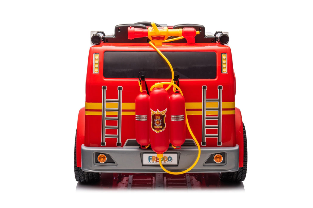 24V Freddo Fire Truck 2-Seater Remote Control  Ride On car