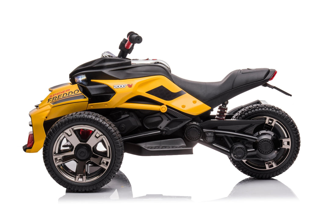 24V Motorcycle 3 Wheel  Spider Ride-on 2 Seater