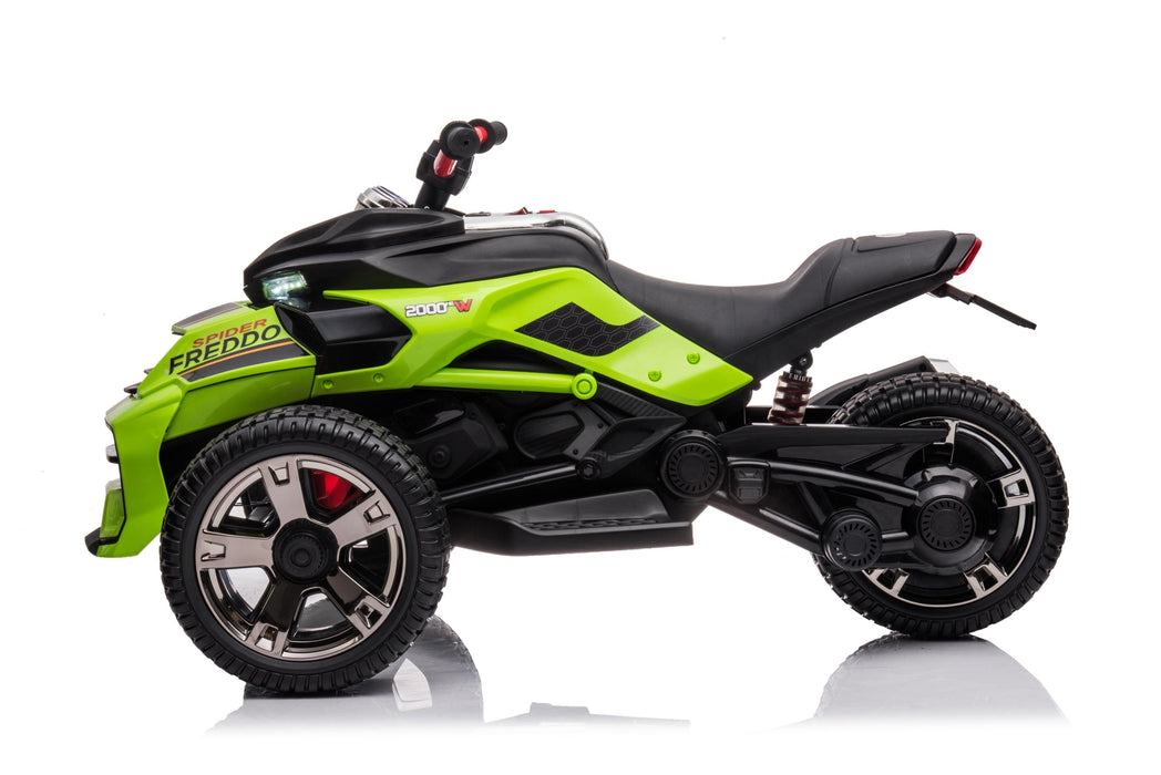 24V Motorcycle 3 Wheel  Spider Ride-on 2 Seater