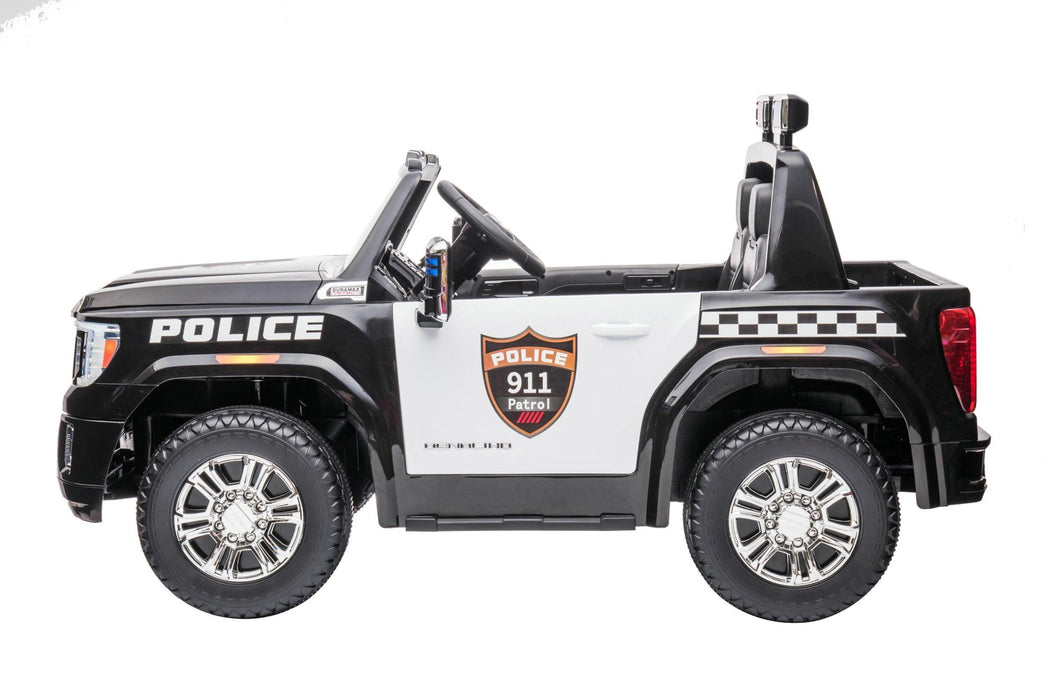 24V GMC Sierra Denali 2 Seater Police Ride-on Truck