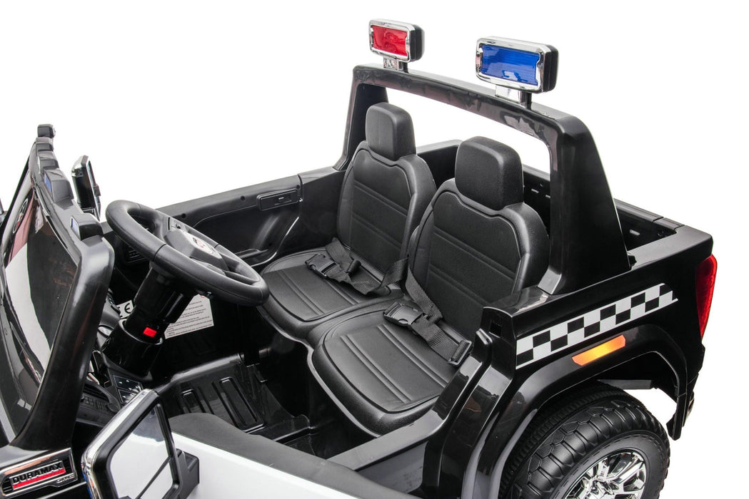 24V GMC Sierra Denali 2 Seater Police Ride-on Truck