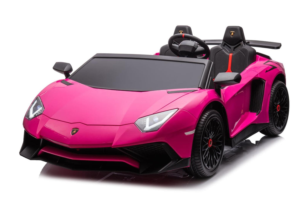 24V Lamborghini Aventador 2 Seater Ride on Car for Kids: Advanced Brushless Motor & Differential for High-Octane Fun