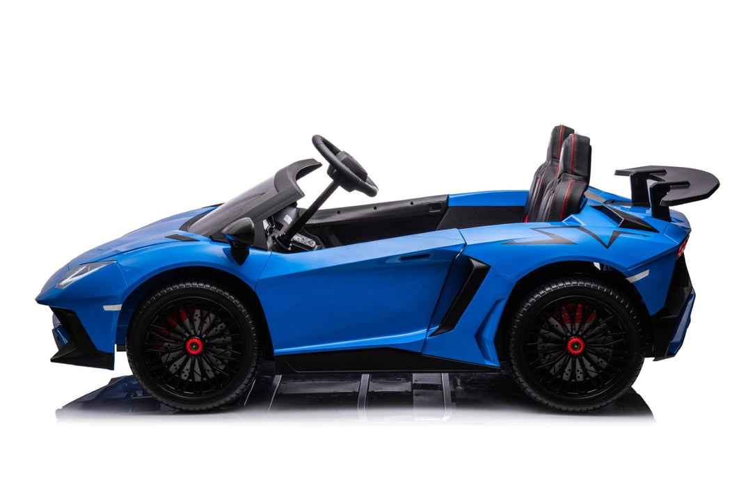 24V Lamborghini Aventador 2 Seater Ride on Car for Kids: Advanced Brushless Motor & Differential for High-Octane Fun