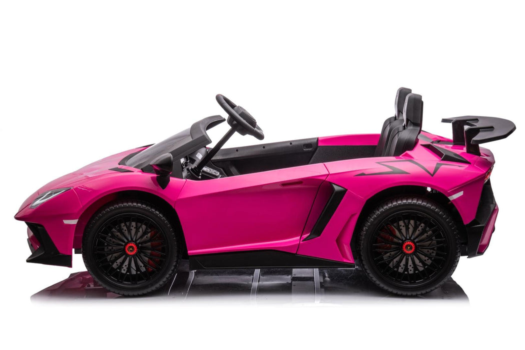 24V Lamborghini Aventador 2 Seater Ride on Car for Kids: Advanced Brushless Motor & Differential for High-Octane Fun