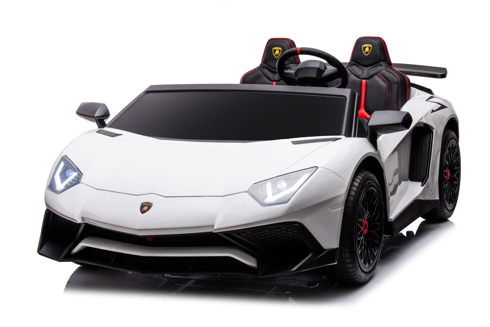 24V Lamborghini Aventador 2 Seater Ride on Car for Kids: Advanced Brus ...