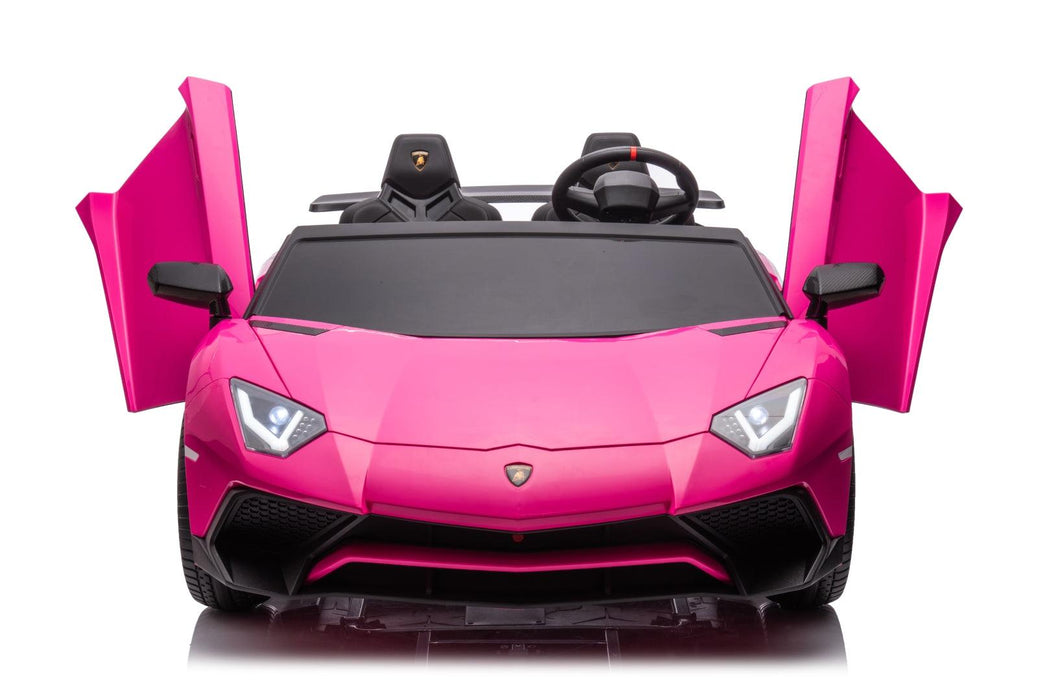 24V Lamborghini Aventador 2 Seater Ride on Car for Kids: Advanced Brushless Motor & Differential for High-Octane Fun