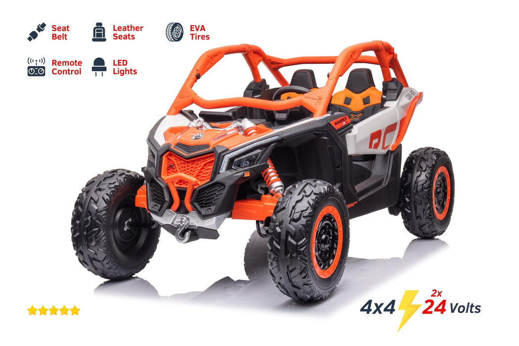 Can Am Maverick 2x24V Powered 4x4  Ride on UTV 2 Seater Kids Ride On Car