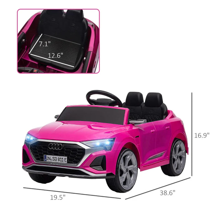 Kids Audi Q8 E - Tron Ride On Car 12 Volt Remote Control 1 - Seat Sportback