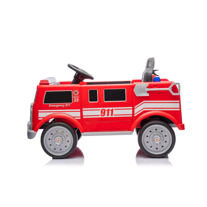 12V Firetruck 1 Seater Freddo Ride On Car