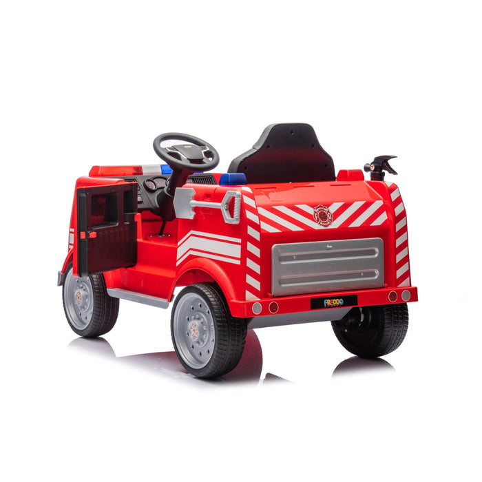 12V Firetruck 1 Seater Freddo Ride On Car