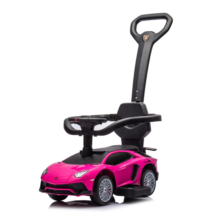 Lamborghini 3-in-1 Kids Push Ride on Toy Car