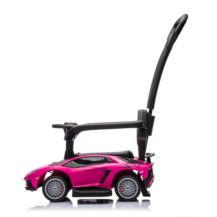 Lamborghini 3-in-1 Kids Push Ride on Toy Car