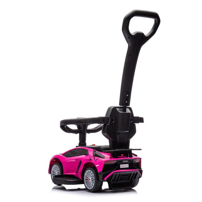 Lamborghini 3-in-1 Kids Push Ride on Toy Car