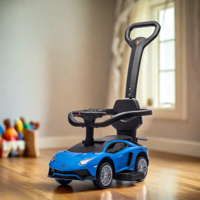 Lamborghini 3-in-1 Kids Push Ride on Toy Car