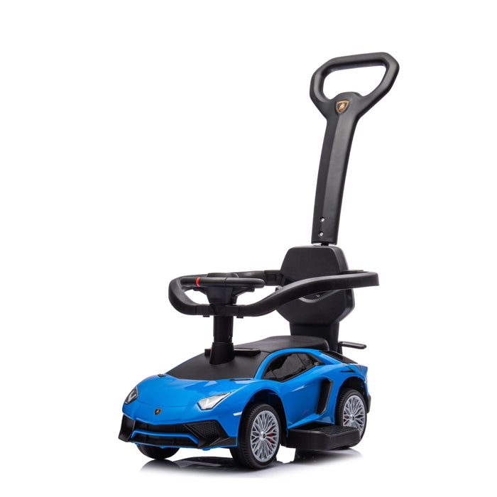 Lamborghini 3-in-1 Kids Push Ride on Toy Car