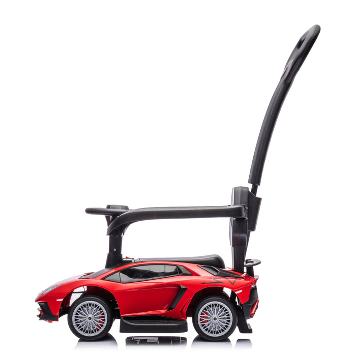 Lamborghini 3-in-1 Kids Push Ride on Toy Car