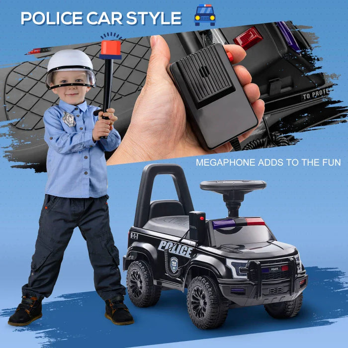 Kids Police Push Ride On Car Foot-to-Floor Sliding Truck