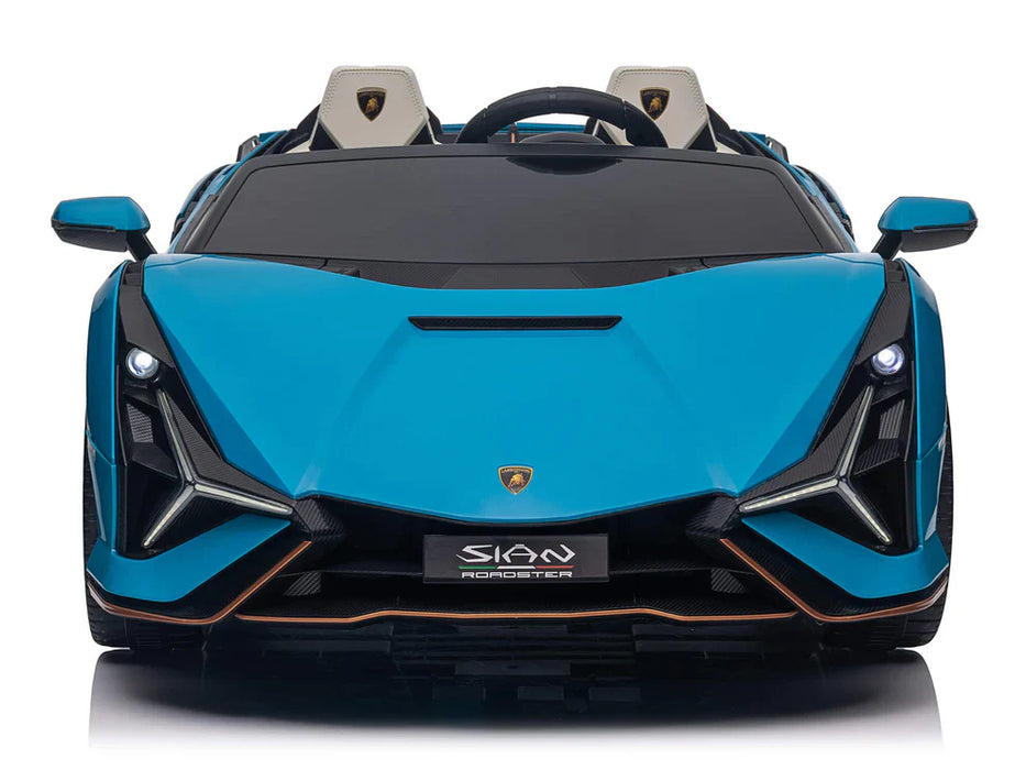 24V  Lamborghini Sian Licensed Luxury Two-Seater EVA Rubber Wheels Remote Control Complete Edition