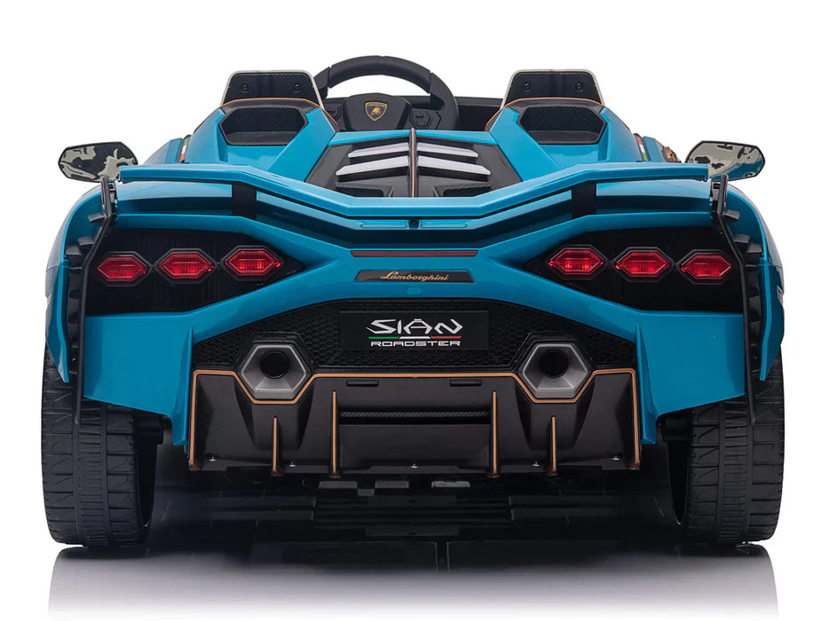 24V  Lamborghini Sian Licensed Luxury Two-Seater EVA Rubber Wheels Remote Control Complete Edition