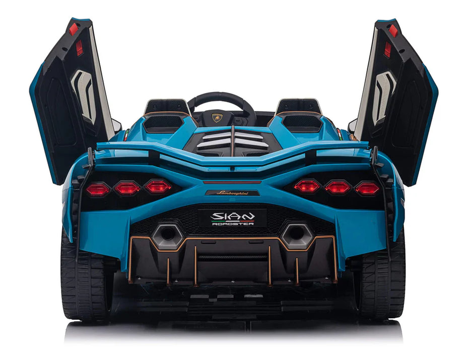 24V  Lamborghini Sian Licensed Luxury Two-Seater EVA Rubber Wheels Remote Control Complete Edition