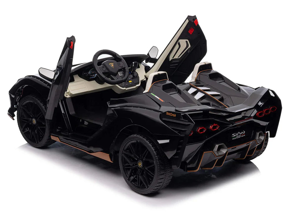 24Volt Lamborghini Sian 2 Seats  Remote Control Ride On Car For Kids