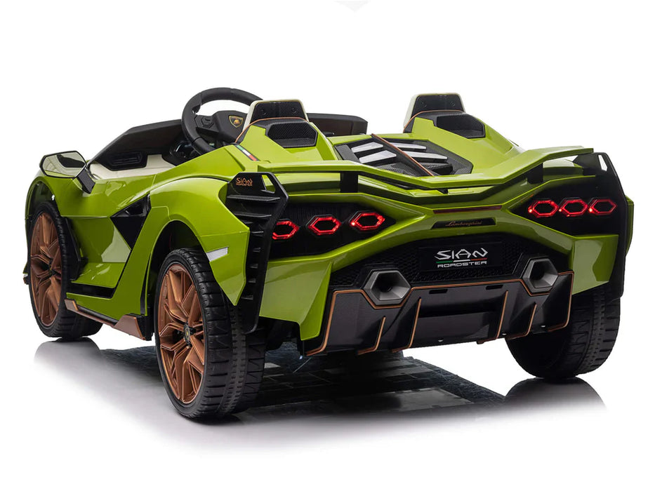 24V Kids Lamborghini Sian 2 Seats Remote Control Kids Ride On Car