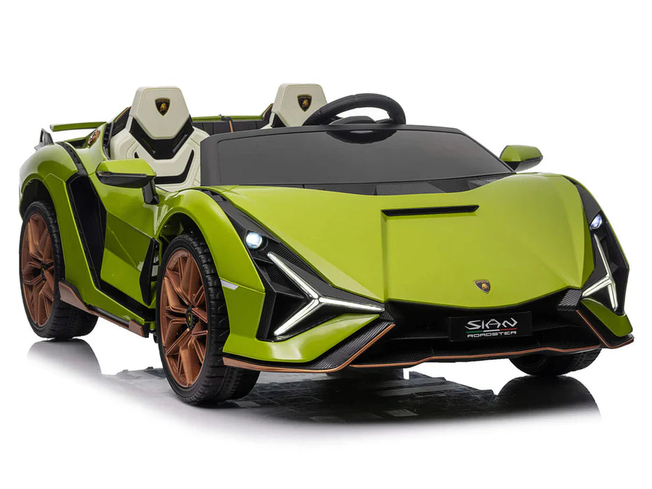 24V Kids Lamborghini Sian 2 Seats Remote Control Kids Ride On Car