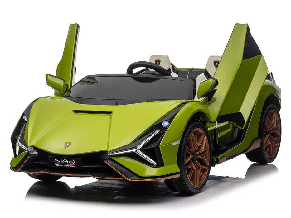 24V Kids Lamborghini Sian 2 Seats Remote Control Kids Ride On Car