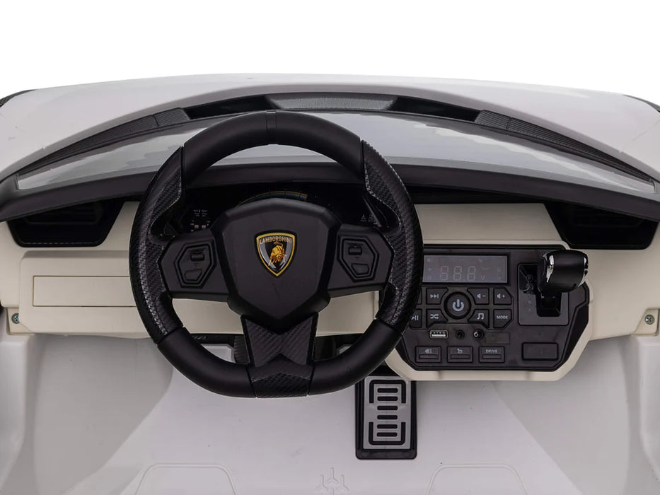 Kids 24V Lamborghini Sian Kids Ride On Car 2 Seats Remote Control